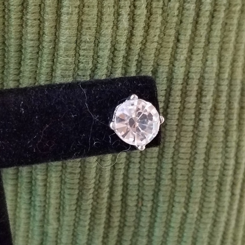 Cz Post Earrings